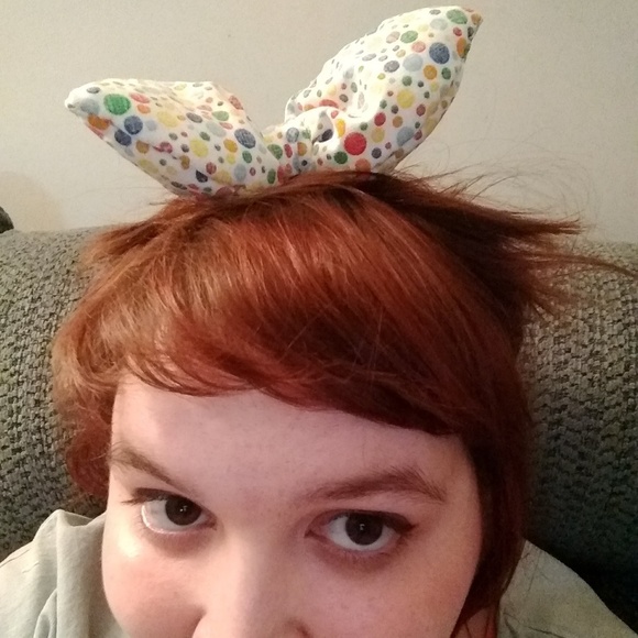 Bow Hair clip , one of a kind , handmade 🙆🎀 - Picture 4 of 4